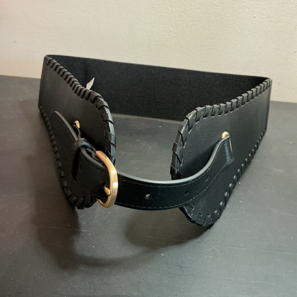 Jessica Simpson Black stretch belt Small  women's